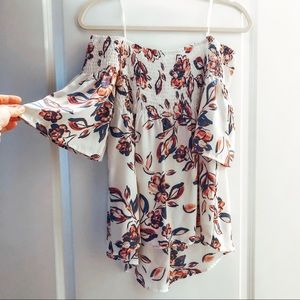OTS floral top
